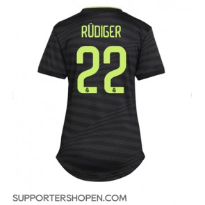 Real Madrid Antonio Rudiger #22 Tredje Matchtröja Dam 2022-23 Kortärmad